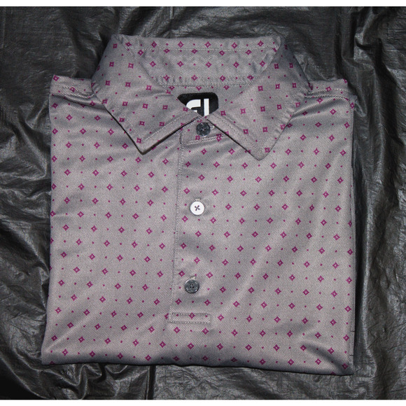 FootJoy Short Sleeve Golf Polo Shirt Size Large - Picture 5 of 6